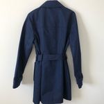 L.L.Bean Navy Old Port Trench Coat. Size Medium Photo 2
