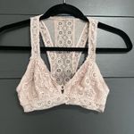 Aerie  Pale Full Lace Razor Back Bralette Women’s Sz XS EUC Photo 1