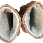 Skechers Retro Quilted Suede Tall Boots Sz. 6 Round Toe Sherpa Lined Roll Down Photo 3