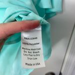 NWOT LA VI women’s turquoise blue faux wrap v Photo 3