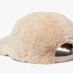 Kate Spade Tan Beige Sherpa Baseball Cap with Metal Logo NWT Photo 2