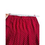 TAIL Vintage Red Polka Dot Pleated Tennis Skirt Size 16 Photo 5