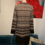 Club Monaco Women’s  black whitr Round Neck Dress Size 0 XS EUC Photo 5