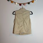 Michael Stars  khaki linen cargo vest Photo 4