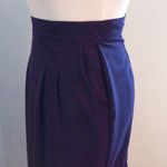 Dark Purple Vintage Wool Skirt Size 4 Photo 6