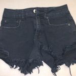 American Eagle Outfitters High Rise Festival Black Shorts Size 0 Photo 0