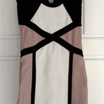 Bebe  Bandage Dress Small Pink Black Y2k Club Stretch Sleeveless Bodycon Photo 0