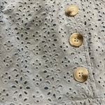 Sky And Sparrow Sky Blue Eyelet Lace Romper Photo 3