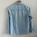 Madewell Denim Chambray Button Front Collar Shirt Southwestern Casual Small Photo 4