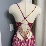 Sievergate Maxi Spaghetti Strap Boho Dress, L Purple Size L Photo 2
