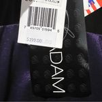 Betsy and Adam  Women’s Fit & Flair Purple And Black Midi Dress Photo 3