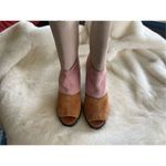 Katy Perry Evelyn Almond Suede Peep Mid Photo 1