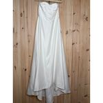 Lulus NWT Eternal Gratitude White Floral Embroidered Strapless Maxi Dress Sz L Photo 1