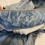 American Eagle Hi-Rise Shortie Light Wash Frayed Hem Denim Shorts Size 00 Photo 5