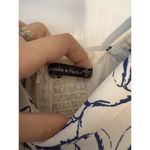 Abercrombie & Fitch  Camille Puff Sleeve Midi Dress Blue and White Floral NWOT Photo 5