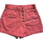 American Eagle  Outfitters Skirts | Denim Mom Skort Wild Watermelon Photo 0