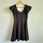 Elliatt  Sicily Black Skater Dress Size Large Ruffle Sleeves‎ NWT Photo 2