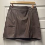 EXPRESS NWT  high waisted pleather skirt Photo 0