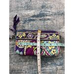 Vera Bradley Quilted Wristlet Clutch Wallet in Heather Print Photo 3