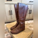 Brown Leather Knee Photo 2