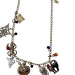 Halloween Necklace & Ear Rings Skull And Bones, Witch And Bats, Jack Photo 3