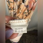 Jaase Peach Floral Flutter Maxi Dress Small Photo 6