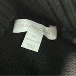 Charter Club Black Knit Cowl Neck Sweater Women’s Size XL Photo 3