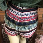 Forever 21 MULTI-COLOR PRINT HIGH WAIST SHORTS (M) Photo 3