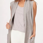 Barefoot Dreams  CozyChic Ultra Lite Shawl Vest in cream off white Size small Photo 0