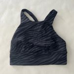 Lululemon  Wunder Train High Neck Longline Sports Bra Le Tigre Deep Coal Camo 6 Photo 2