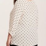 Torrid Polka Dot Blouse Size 2 Plus size casual Rockabilly Office Work Boho Photo 2