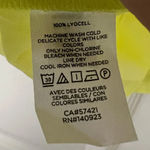 Loft  Sleeveless Vneck Top Blouse Bright Neon Yellow Small Photo 6