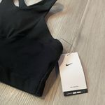 Nike  Yoga Dri-fit Alate Curve Ribbed Bra In Black ~ Size Medium Photo 2