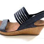 Skechers LUXE FOAM Womens Size 10 Sandals Smitten Kitten Cork Wedge Platform Photo 0