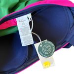 Boden USA NWT Boden Santorini Swim Tankini Top Halter Colorblock Green Pink Blue Size US 8 Photo 5