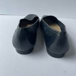 Enzo Angiolini Navy Leather Loafers 10N Women’s Made in Spain Minimalist Classic Photo 4