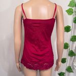 Maurice's Elegant Red Lace Trim Camisole Photo 8