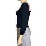 Reformation Reign Top, Black,12 (US) Photo 5