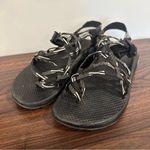 Chacos Chaco ZX3 Classic Scatter Black/White Sandals Size 9 Photo 4
