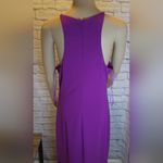 Badgley Mischka Belle  Amanda Orchid Cascading Ruffle Dress Size 10 Photo 1