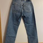 RE/DONE 70s Stove Pipe High Rise Jeans in Medium Vain Wash Size 24 Photo 1