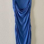 Nicole Miller Cowl Neck Ruched Jersey Dress Photo 0