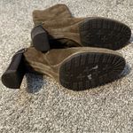 Cole Haan  Vintage 90s y2K Chunky Heel Suede Bootie Brown Women's Sz 8 Photo 2