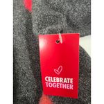 Celebrate Together Women's Heart Cardigan Sweater Chunky Cozy Gray/Red Sz XXL Gray Photo 5