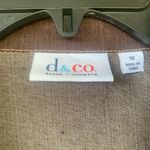Denim & Company Brown Denim Blazer 1187 Size 1X Photo 2