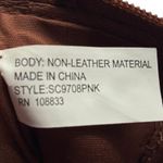 Style & Co Style Co Baltic Wristlet Hot Pink Faux Leather Clutch Bag with Buckle Accent Photo 3