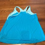 Marika Aqua Blue Women's Tank Top Large Athletic Photo 4