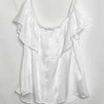 LA Hearts Off The Shoulder White Flowy Top Photo 2