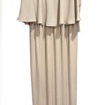 Show Me Your Mumu Caitlin Ruffle Maxi Bridesmaid Prom Cream Dress Size XXS NWT Photo 5