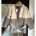 Lucky Brand  Mixed Faux Shearling Jacket new with tags Photo 1